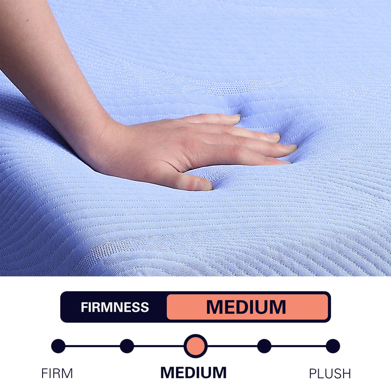 Refresh - 12" Flex Head Hybrid Cooling Gelcare Memory Foam And Coil Mattress by HouseOfZazla