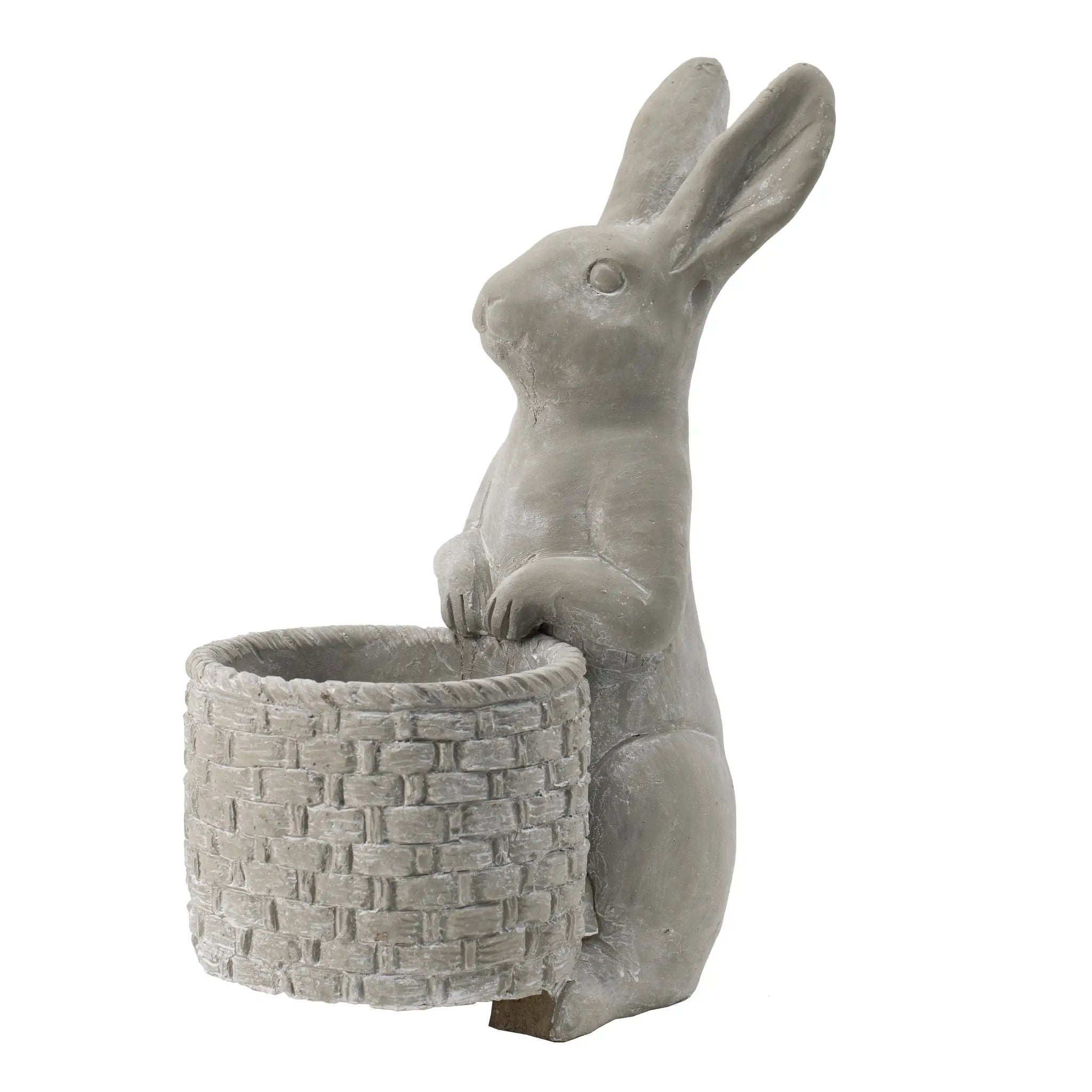 Meridian Trade Co Decorative Cement Rabbit Planter by HouseOfZazla