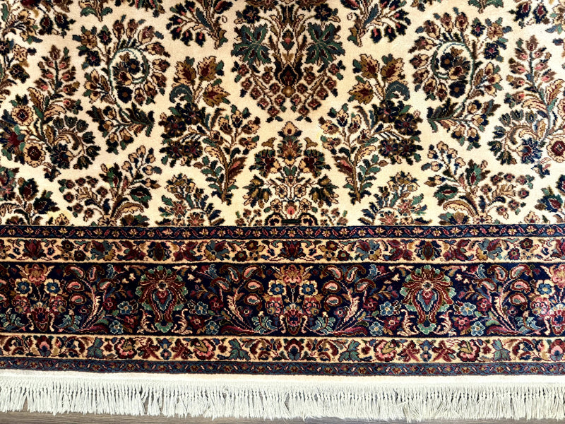 Karastan Rug 8.8 x 10.6 Ivory Sarouk #700/760, Wool Discontinued Original 700 Series by Jewel Rugs