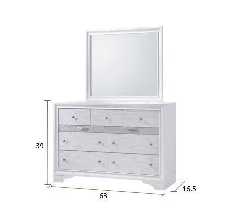 Traditional Style Queen 4 Pc Storage Bedroom Set Made with Wood in White by HouseOfZazla