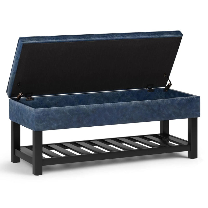 Cosmopolitan - Storage Ottoman Bench With Open Bottom by Unique Piece Furniture