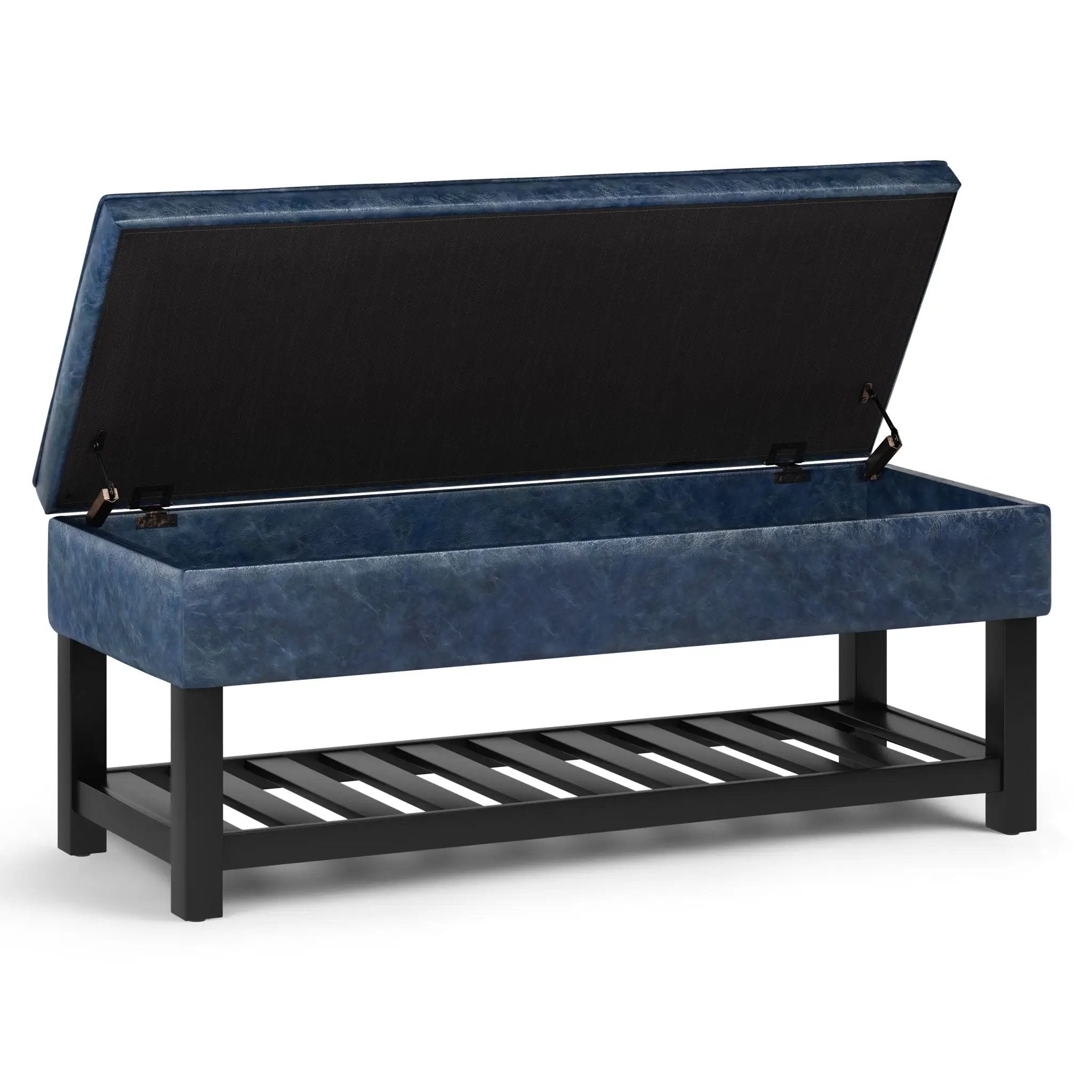Cosmopolitan - Storage Ottoman Bench With Open Bottom by Unique Piece Furniture