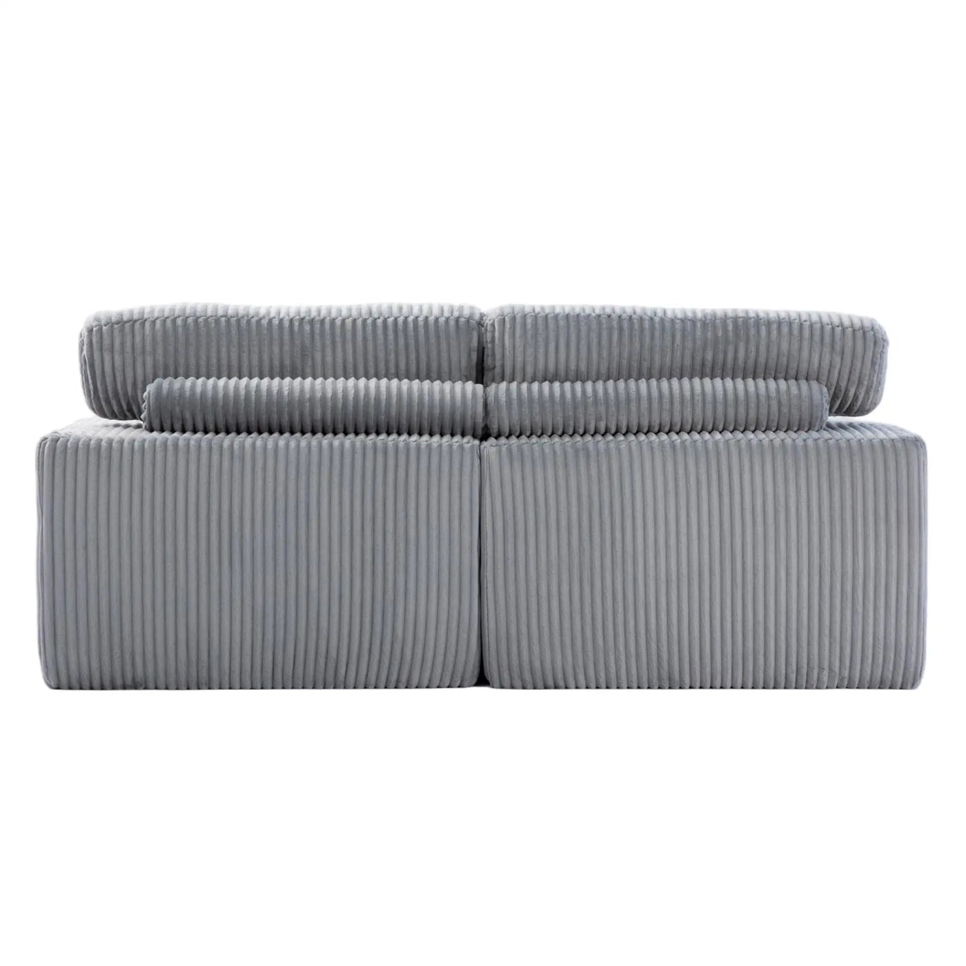 Double Chaise Lounge Chair, Oversized Upholstered Sleeper Cloud Couch by HouseOfZazla