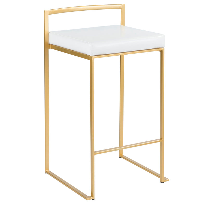 Fuji - Contemporary / Glam Design Counter Stool (Set of 2) by HouseOfZazla