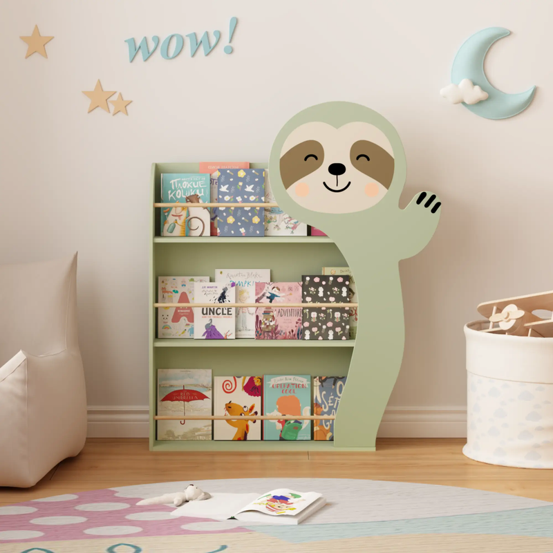 Sloth Kids Bookshelf by HouseOfZazla