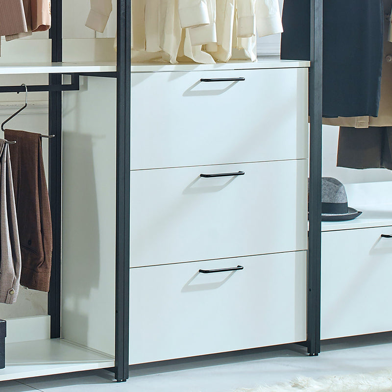Fiona - Freestanding, Walk-In Closet System - White by HouseOfZazla