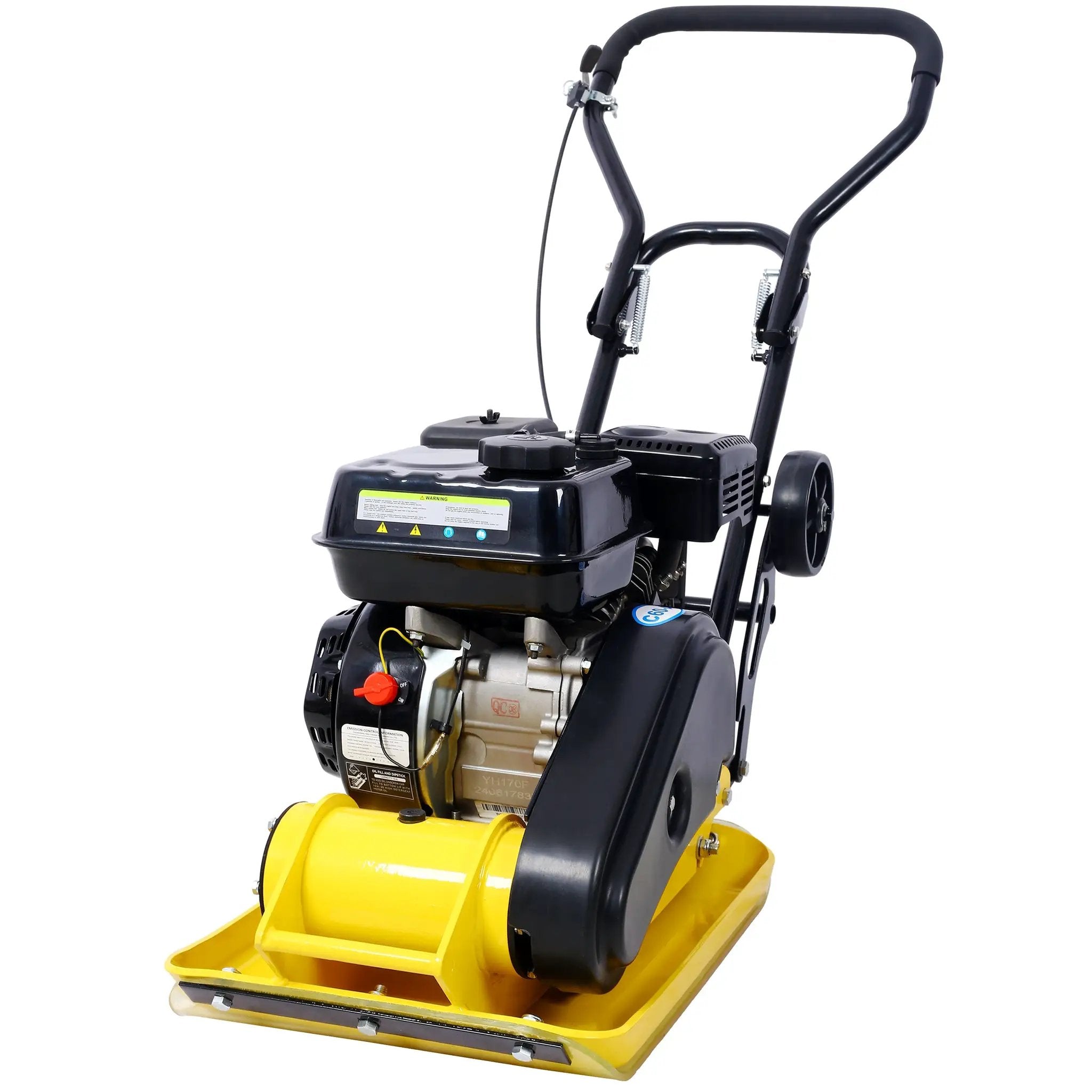 7.0HP Gas Vibration Compaction Force 20 x 14 inch Plate Compactor by HouseOfZazla