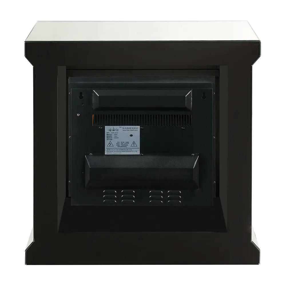Noralie - 29" Fireplace - Mirrored & Faux Diamonds by Unique Piece Furniture