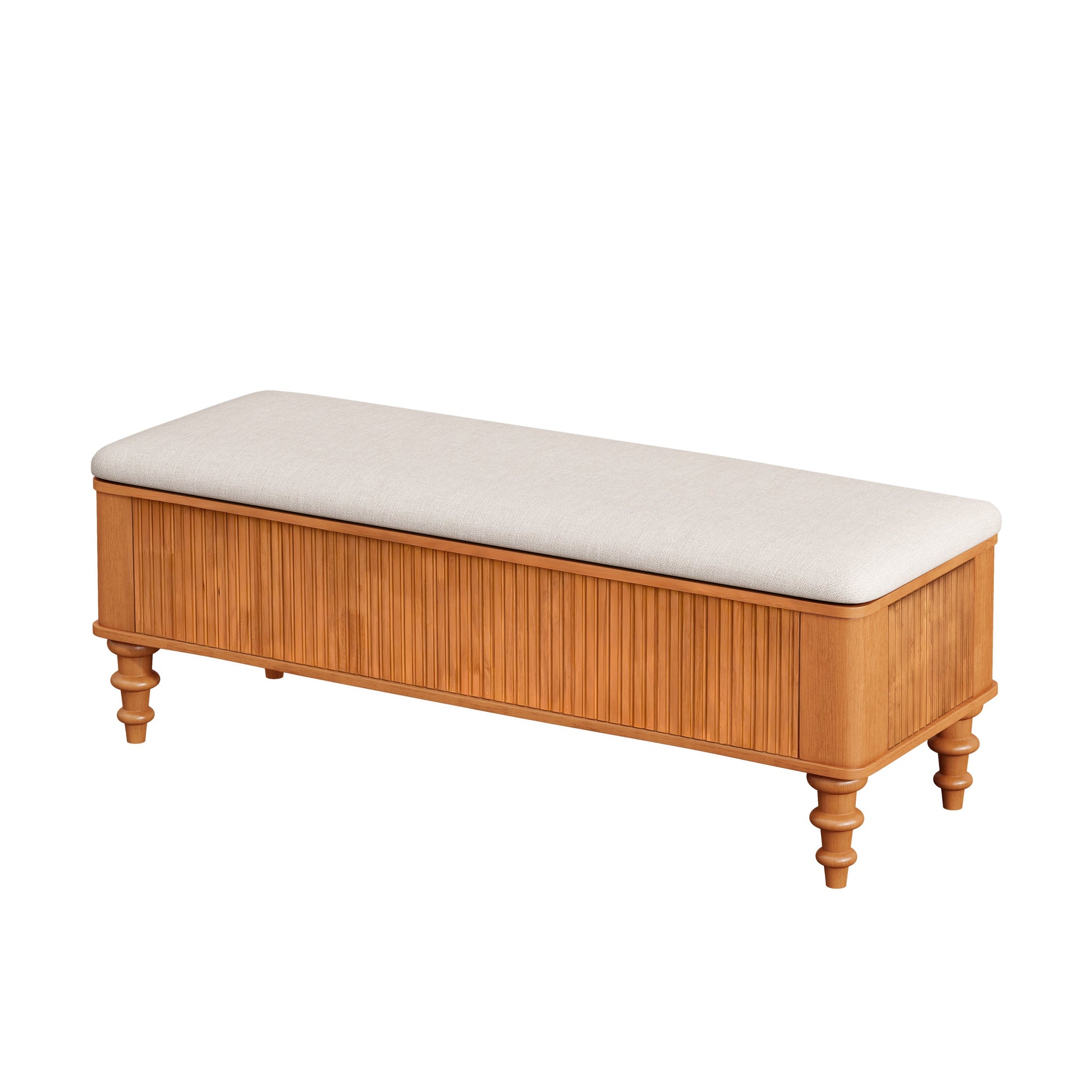 50.8-Inch Multi-Functional Storage Ottoman Bench by HouseOfZazla