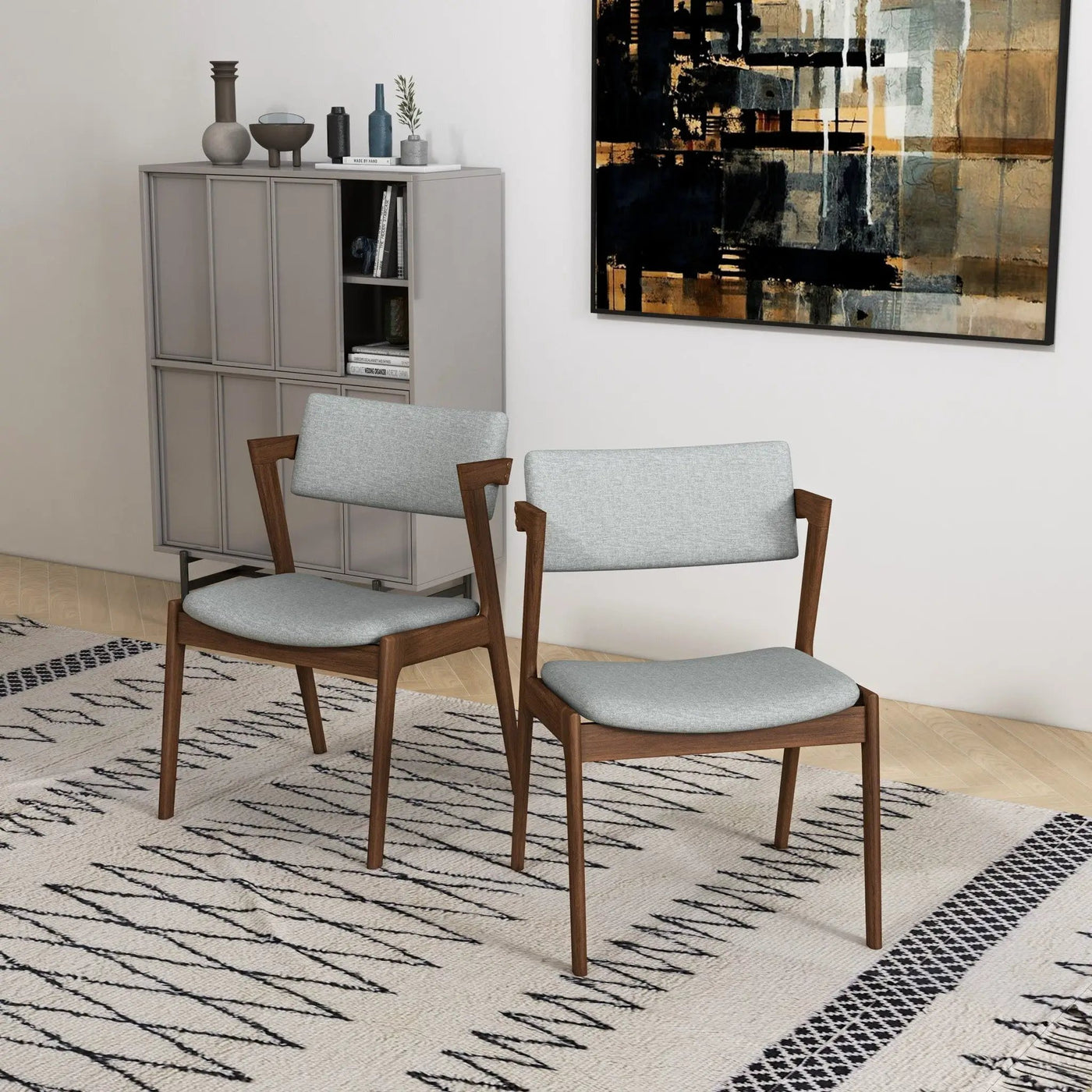 Edwin - Mid-Century Modern Dining Chair (Set of 2) by HouseOfZazla