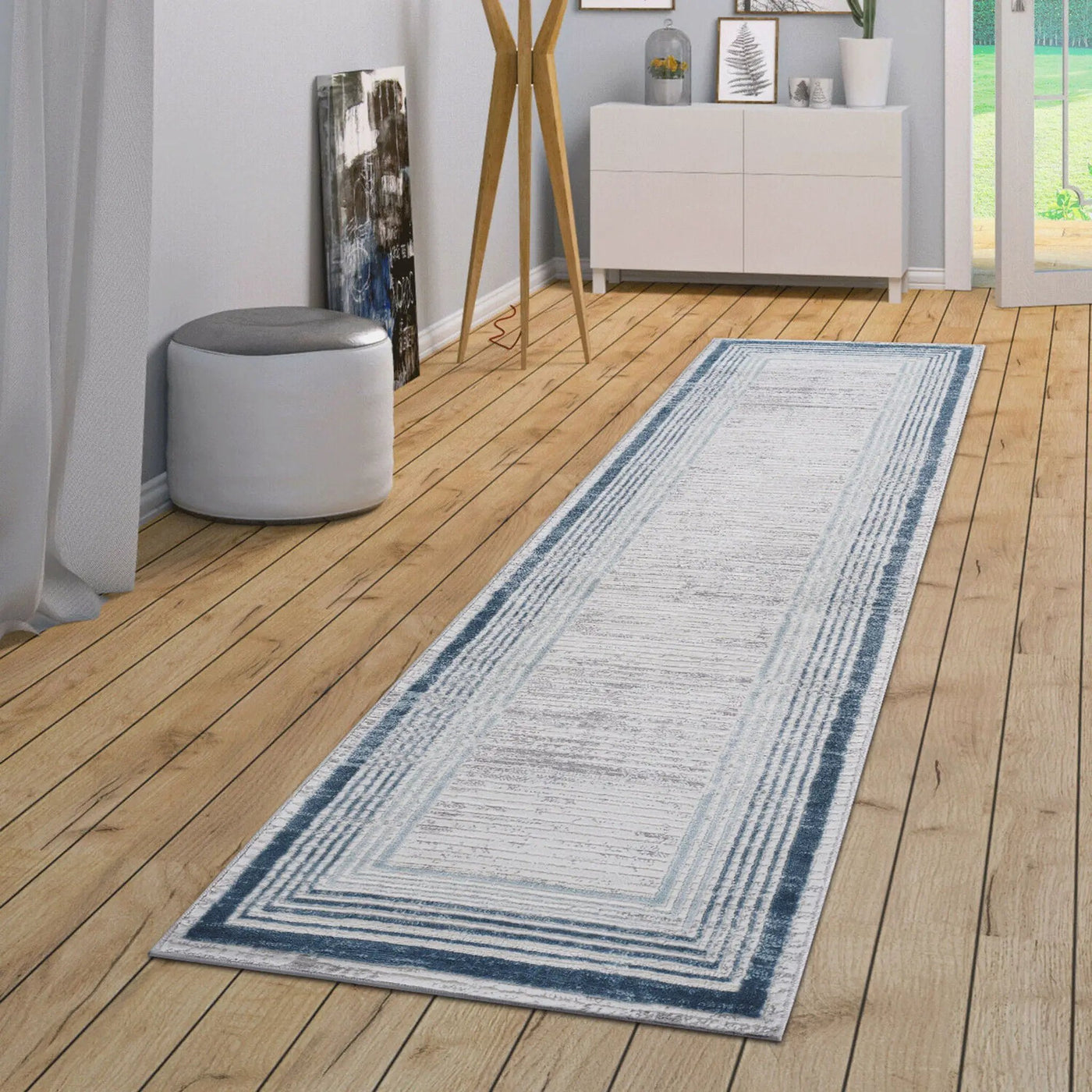 Marfi - Bordered Rug by HouseOfZazla