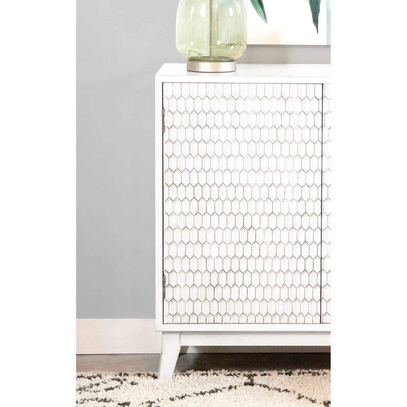 Carillon - 2 Door Accent Cabinet - White by HouseOfZazla