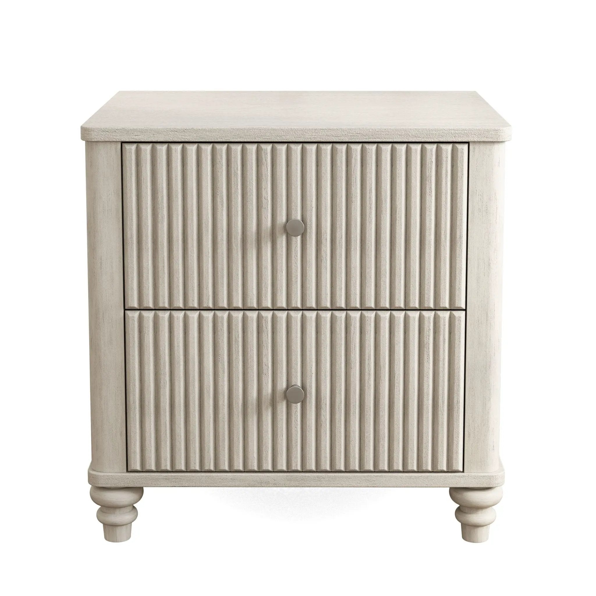Fluted Nightstand With 3 Drawers by HouseOfZazla