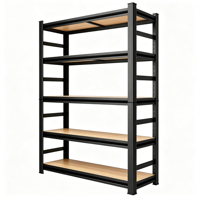 63-Inch Height Storage Shelving Unit with Adjustable Shelves by HouseOfZazla