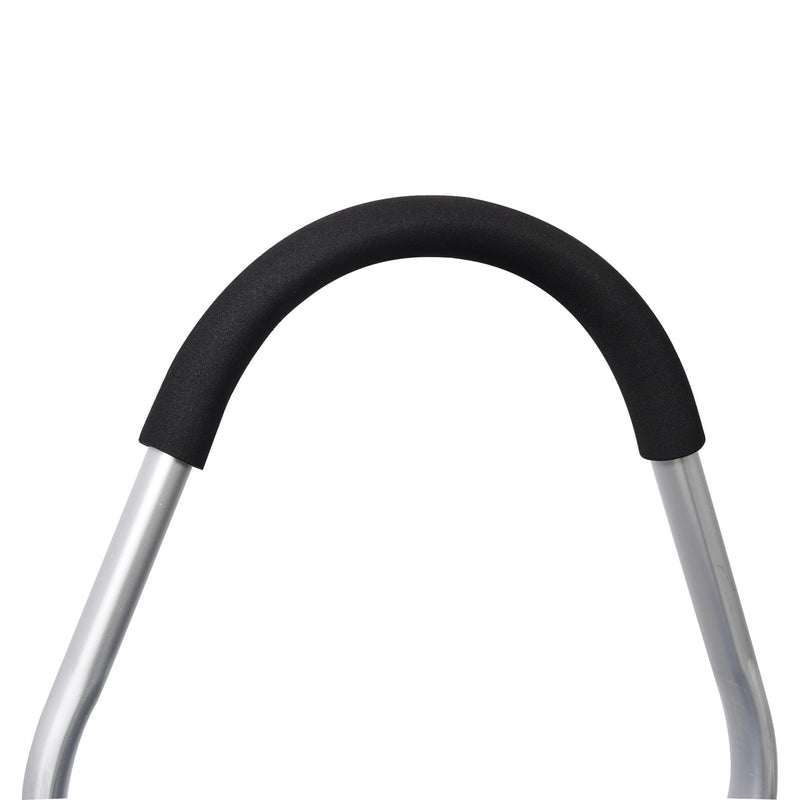 Foldable Shopping Trolley With Wheels And Removable Waterproof Bag - Black by HouseOfZazla