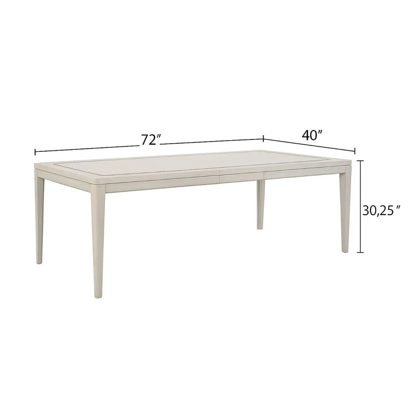 Expandable Dining Table - Vanilla White by Unique Piece Furniture