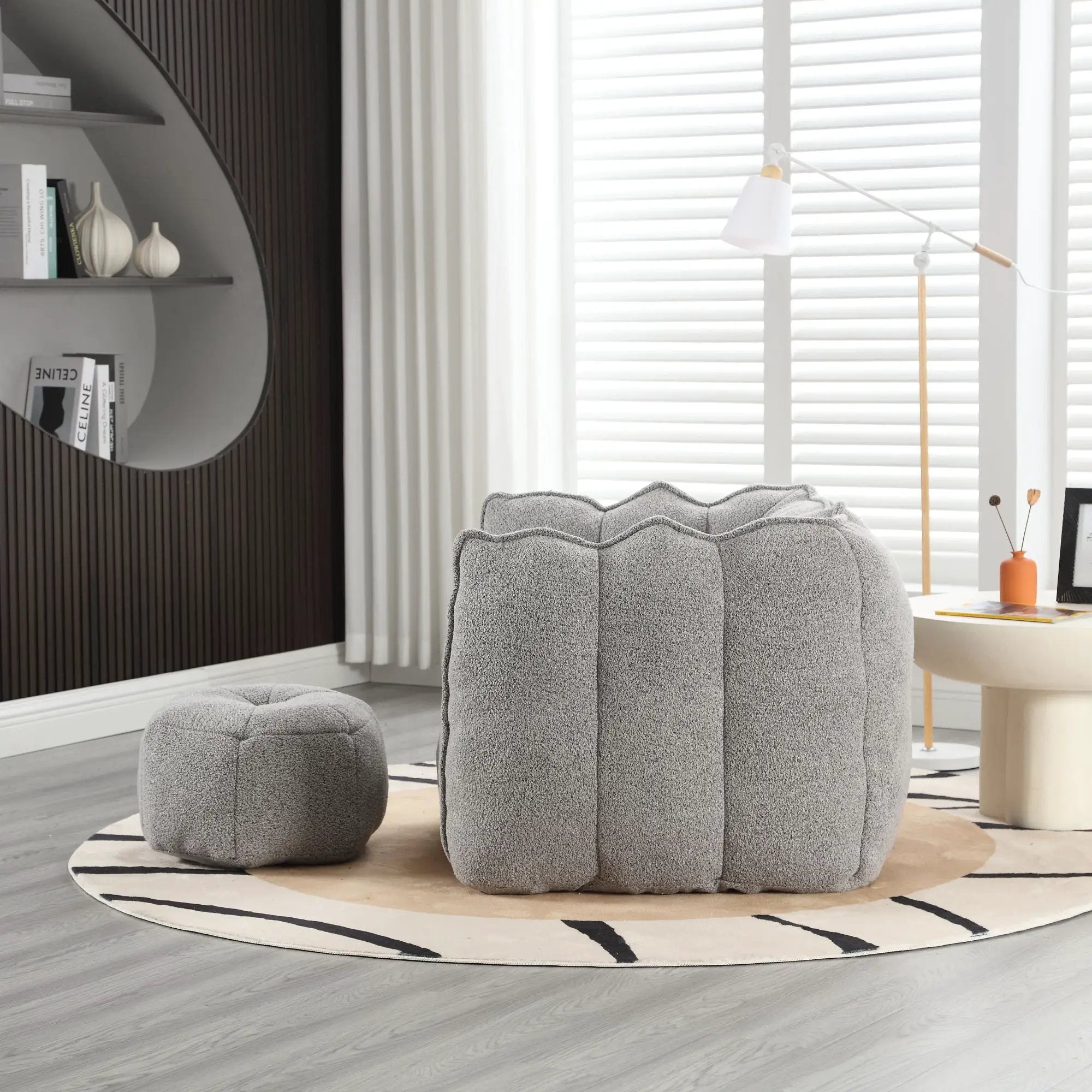 Soft Bean Bag Chair With High Resilient Foam by HouseOfZazla