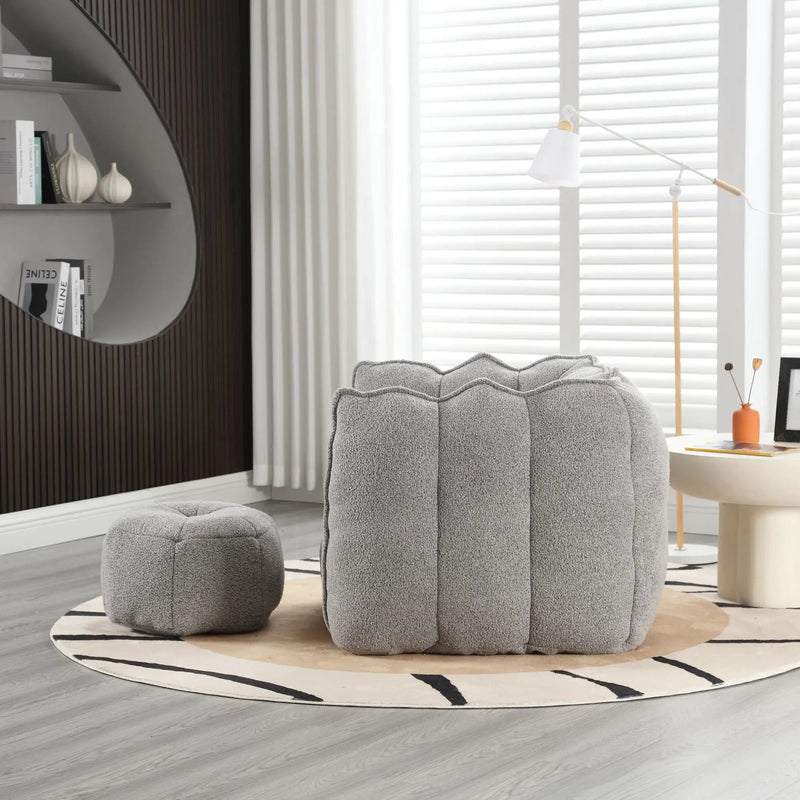 Soft Bean Bag Chair With High Resilient Foam by HouseOfZazla