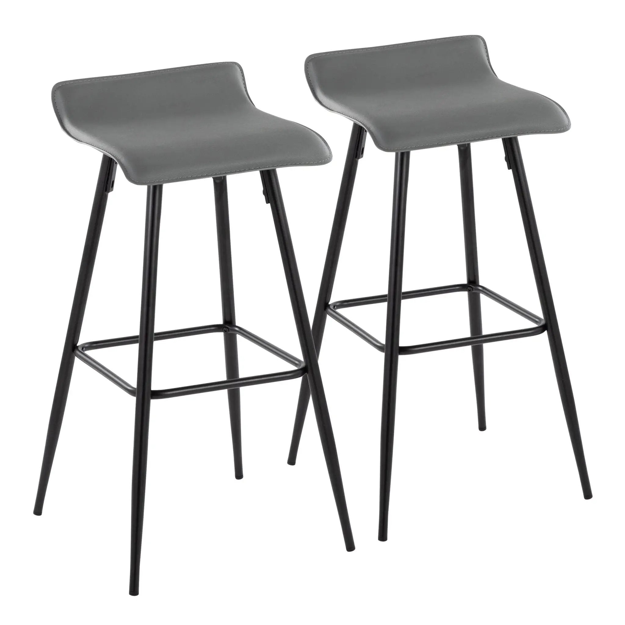 Ale - Contemporary Fixed-Height Bar Stool (Set of 2) by Unique Piece Furniture