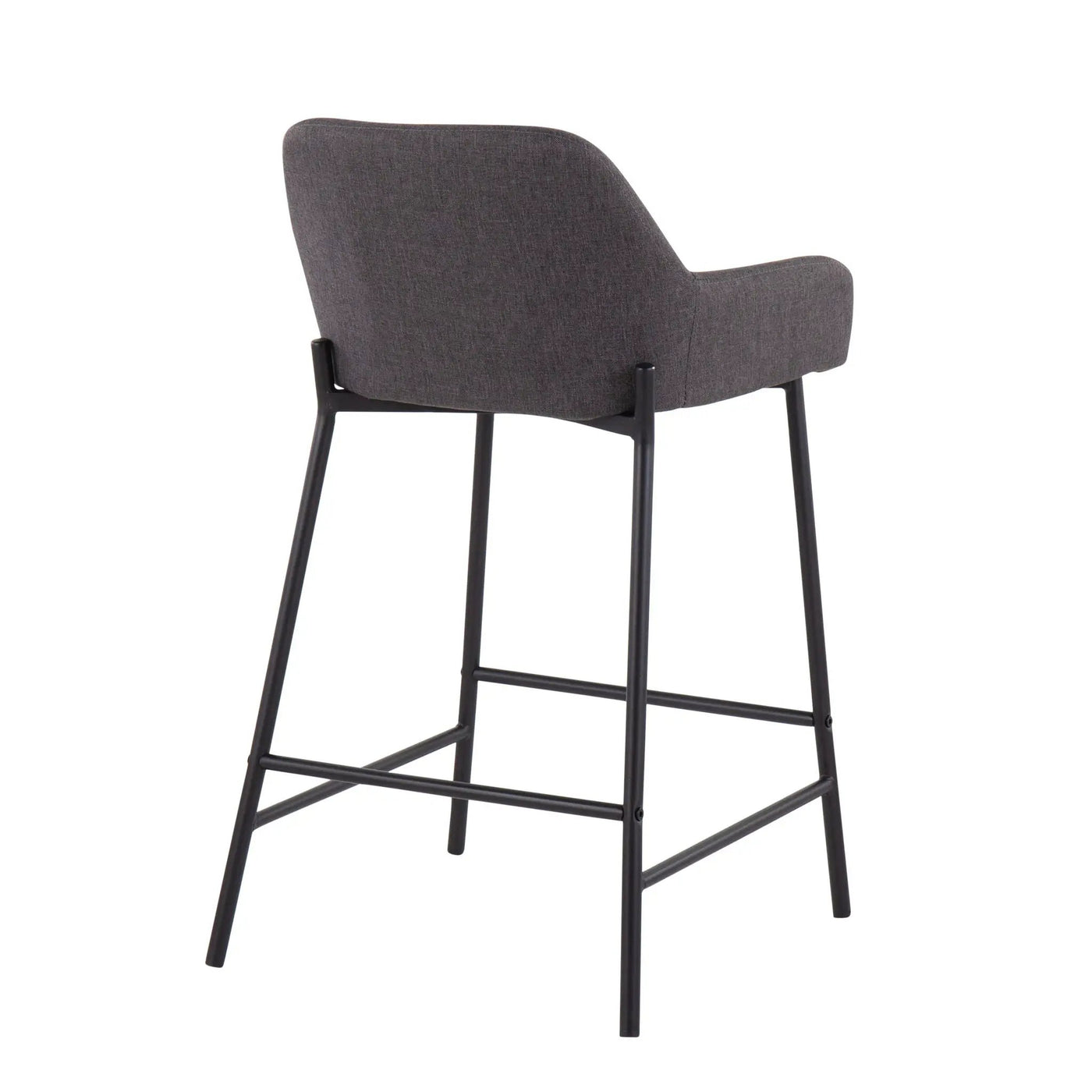 Daniella - Industrial Fixed Height Counter Stool (Set of 2) by HouseOfZazla