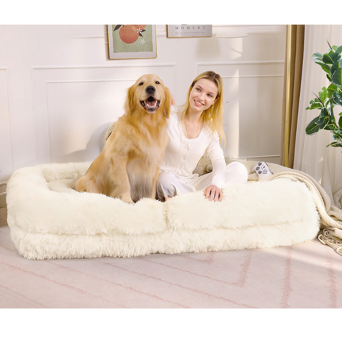 Human Dog Bed & Lazy Sofa by HouseOfZazla