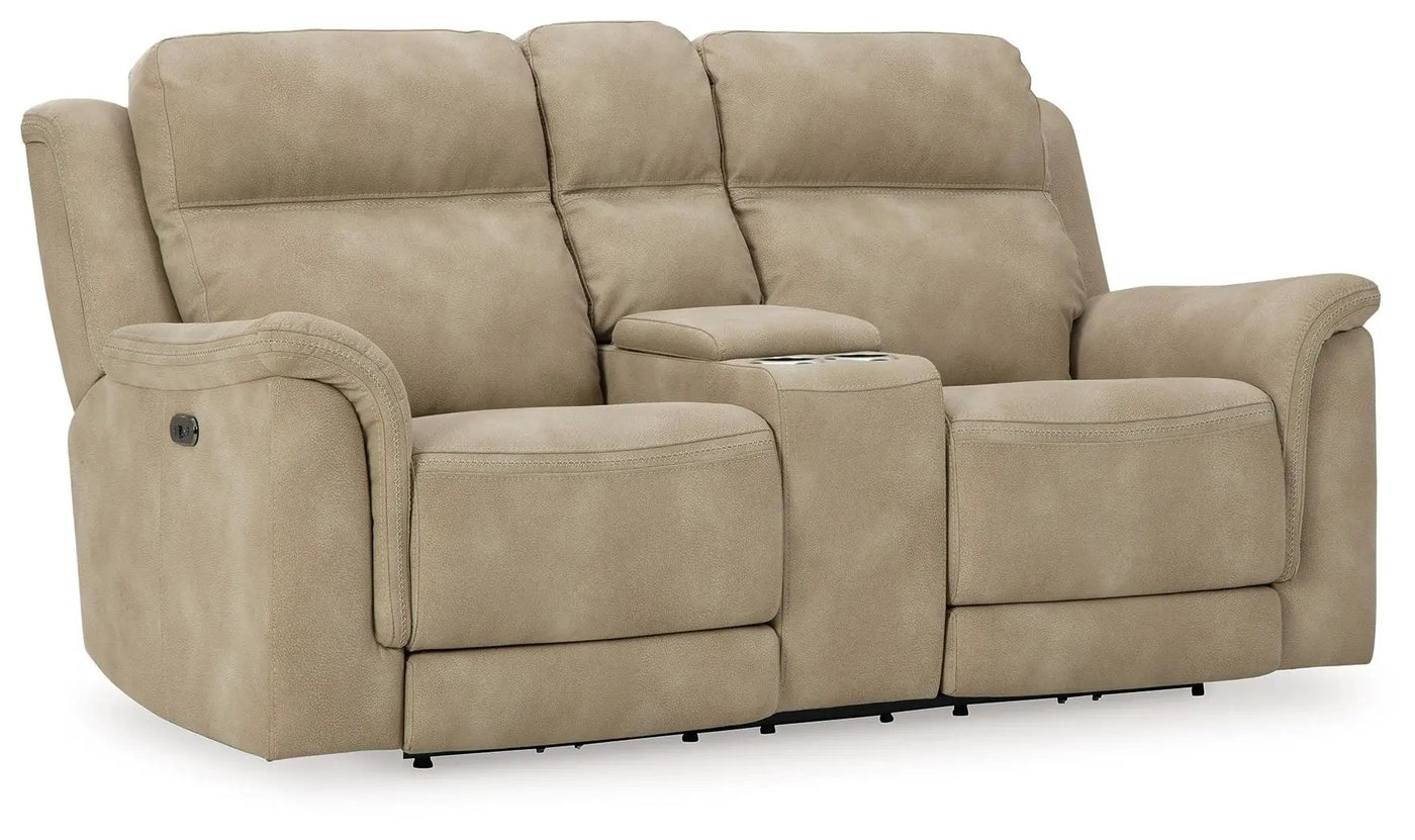 Next-Gen Durapella - Reclining Power Loveseat With Console by Unique Piece Furniture