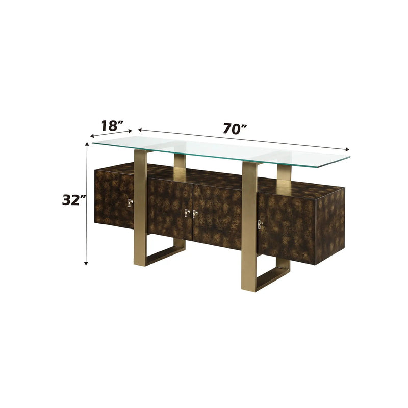 Mabyn - Console Cabinet - Brown by Unique Piece Furniture
