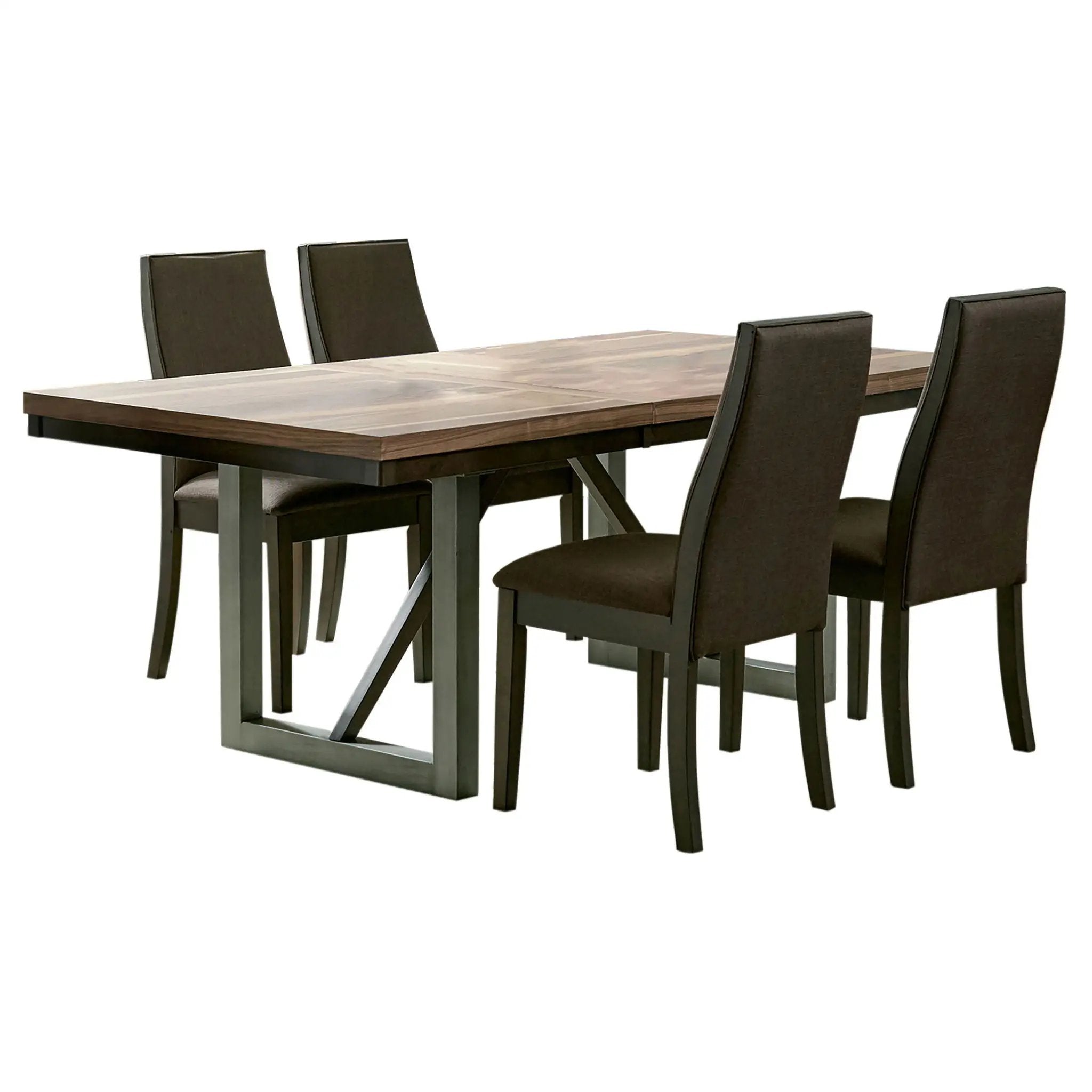 Spring Creek 5-piece Rectangular Dining Table Set Chocolate by Unique Piece Furniture