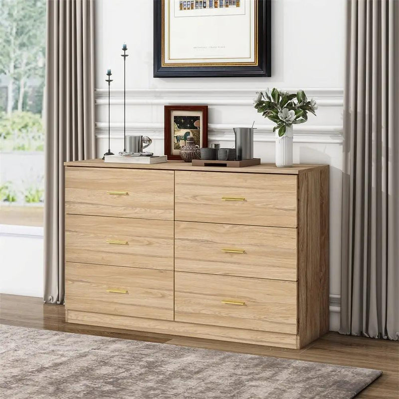 Modern 6-Drawer Dresser by HouseOfZazla