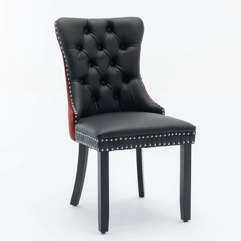 Nikki - Modern Upholstered Dining Chair (Set of 2) by HouseOfZazla