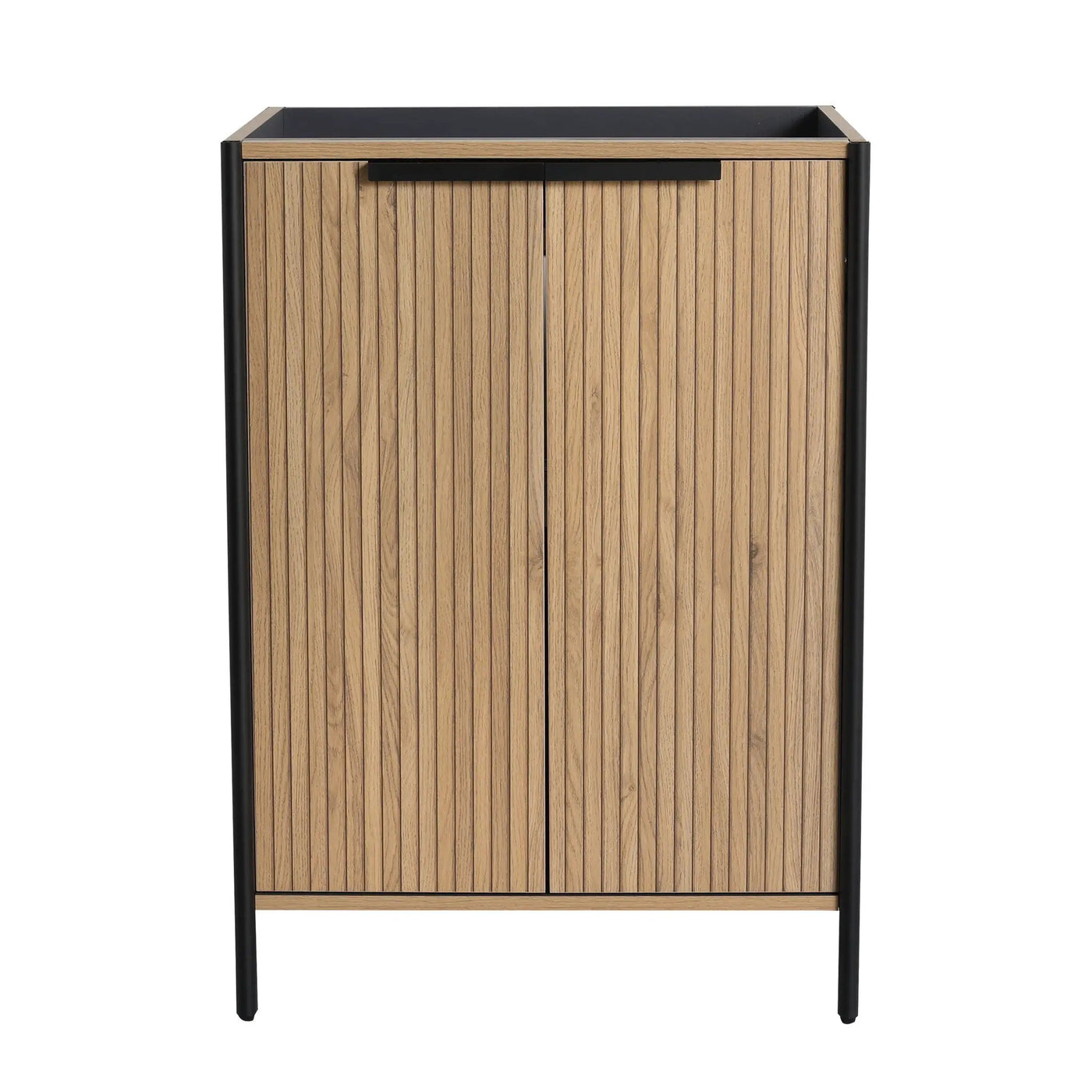 Contemporary Freestanding Bathroom Vanity With Adjustable Shelves by Unique Piece Furniture