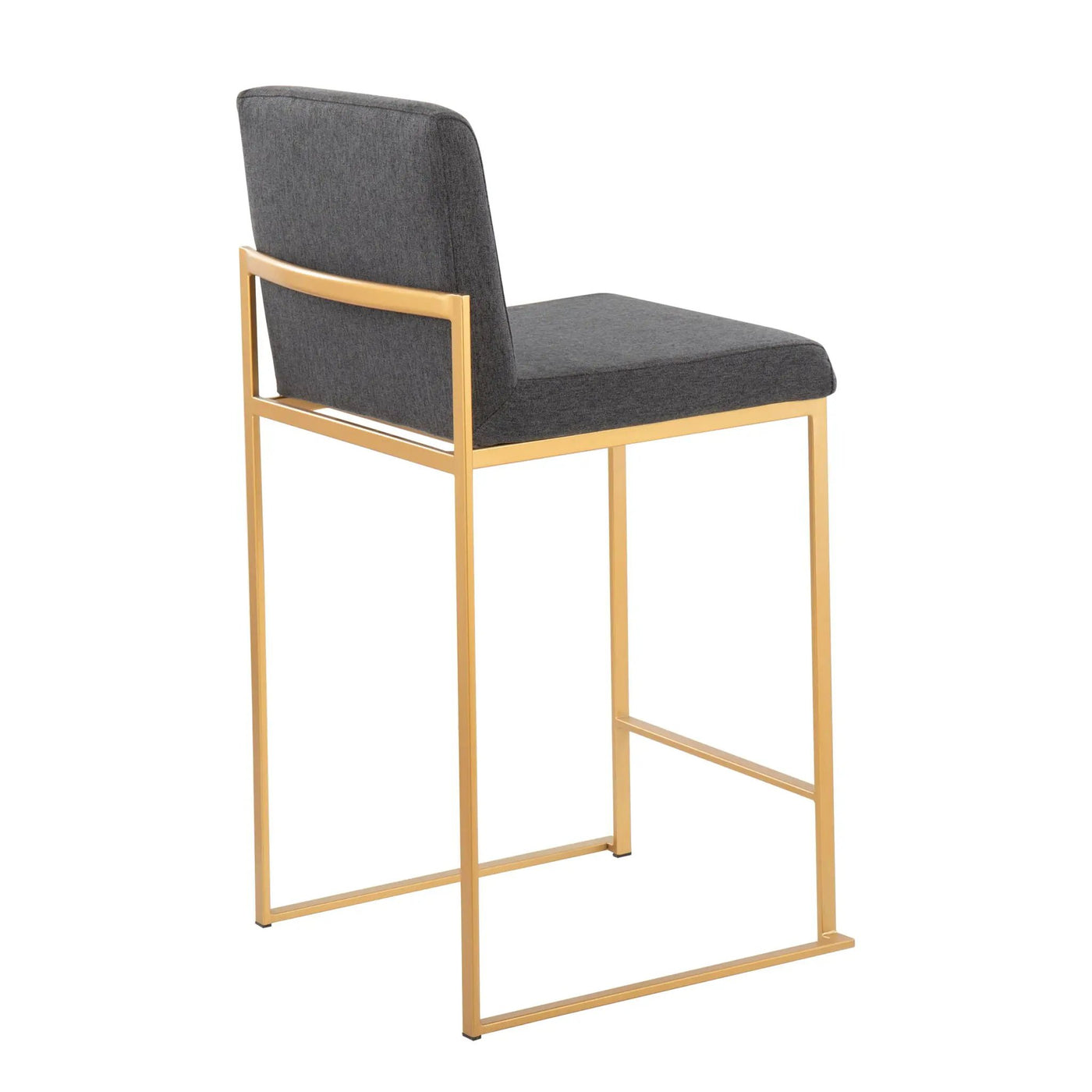 Fuji - Contemporary High Back Stylish Counter Stool by HouseOfZazla