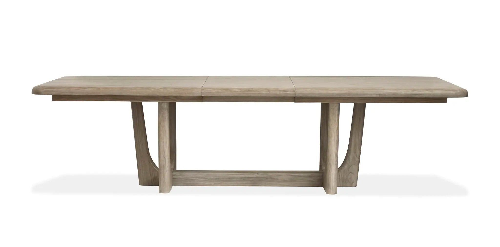 Braelyn - Extendable Trestle Dining Table - Dorian Gray by Unique Piece Furniture