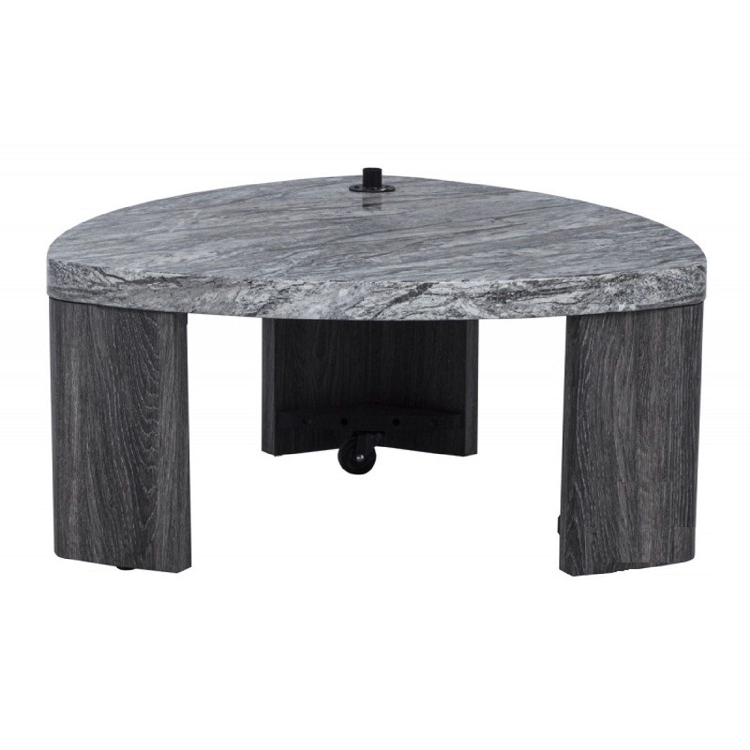 Triangle Nesting Coffee Table Set (Set of 2) - Gray by Unique Piece Furniture