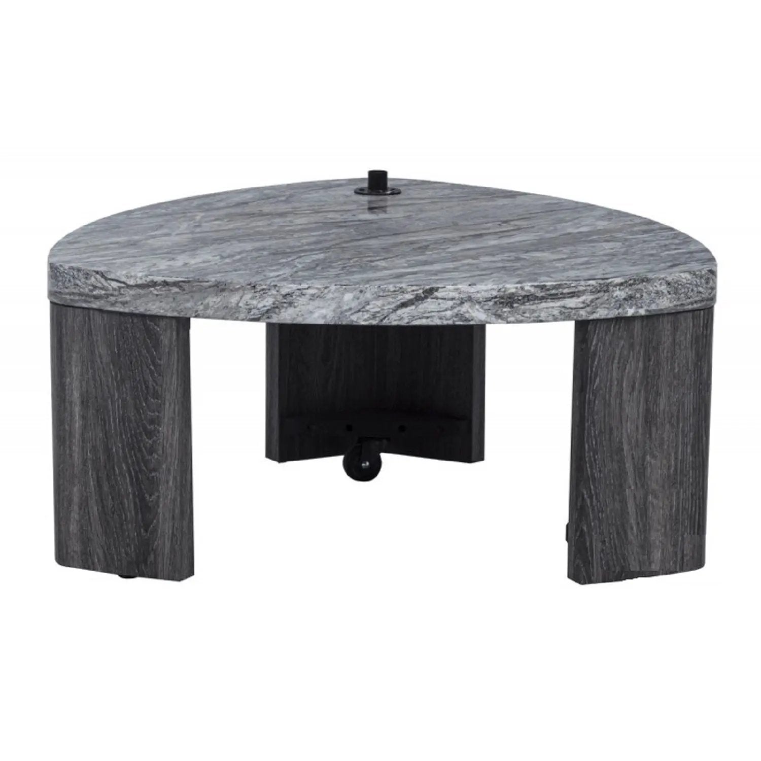 Triangle Nesting Coffee Table Set (Set of 2) - Gray