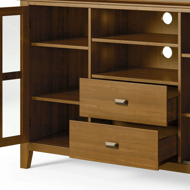 Artisan - Handcrafted, Tall TV Media Stand by Unique Piece Furniture