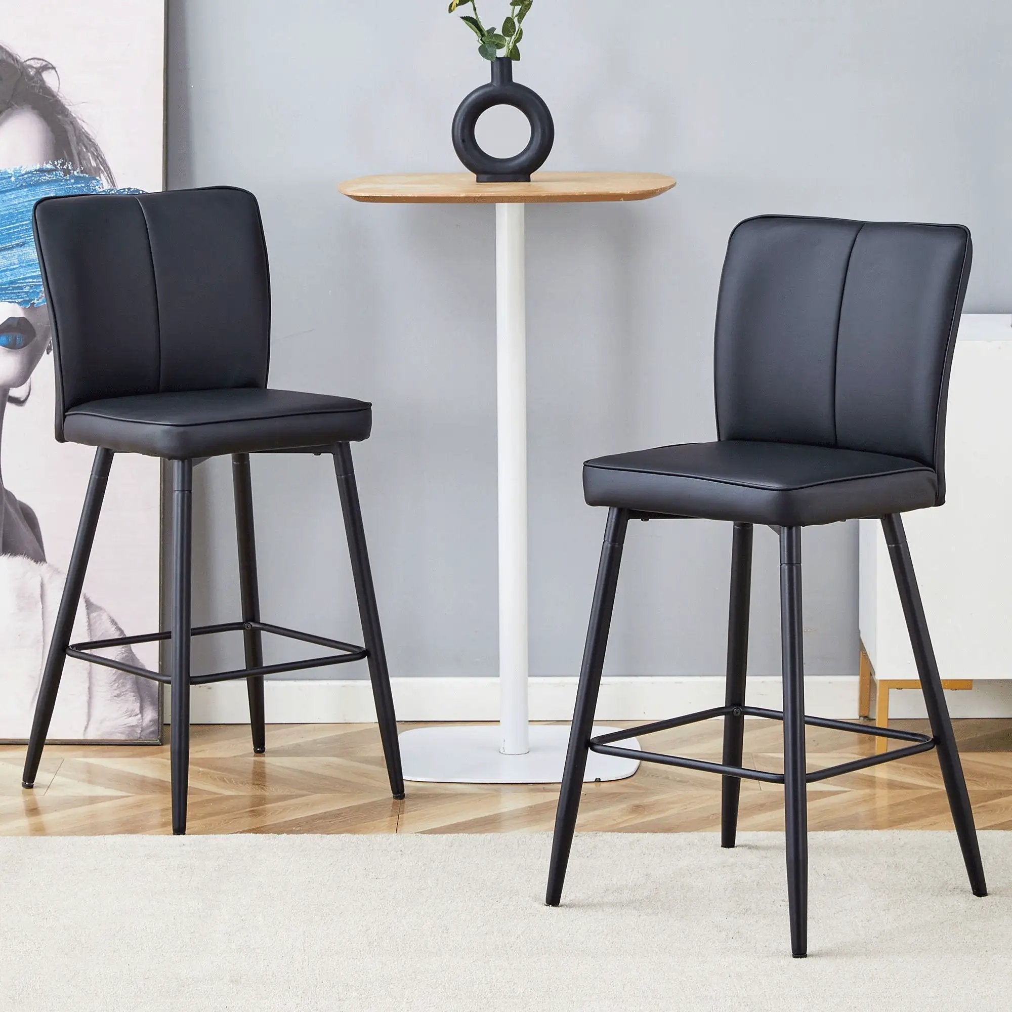 Modern Style Chair With Sleek Backrest Design (Set of 2) by Unique Piece Furniture