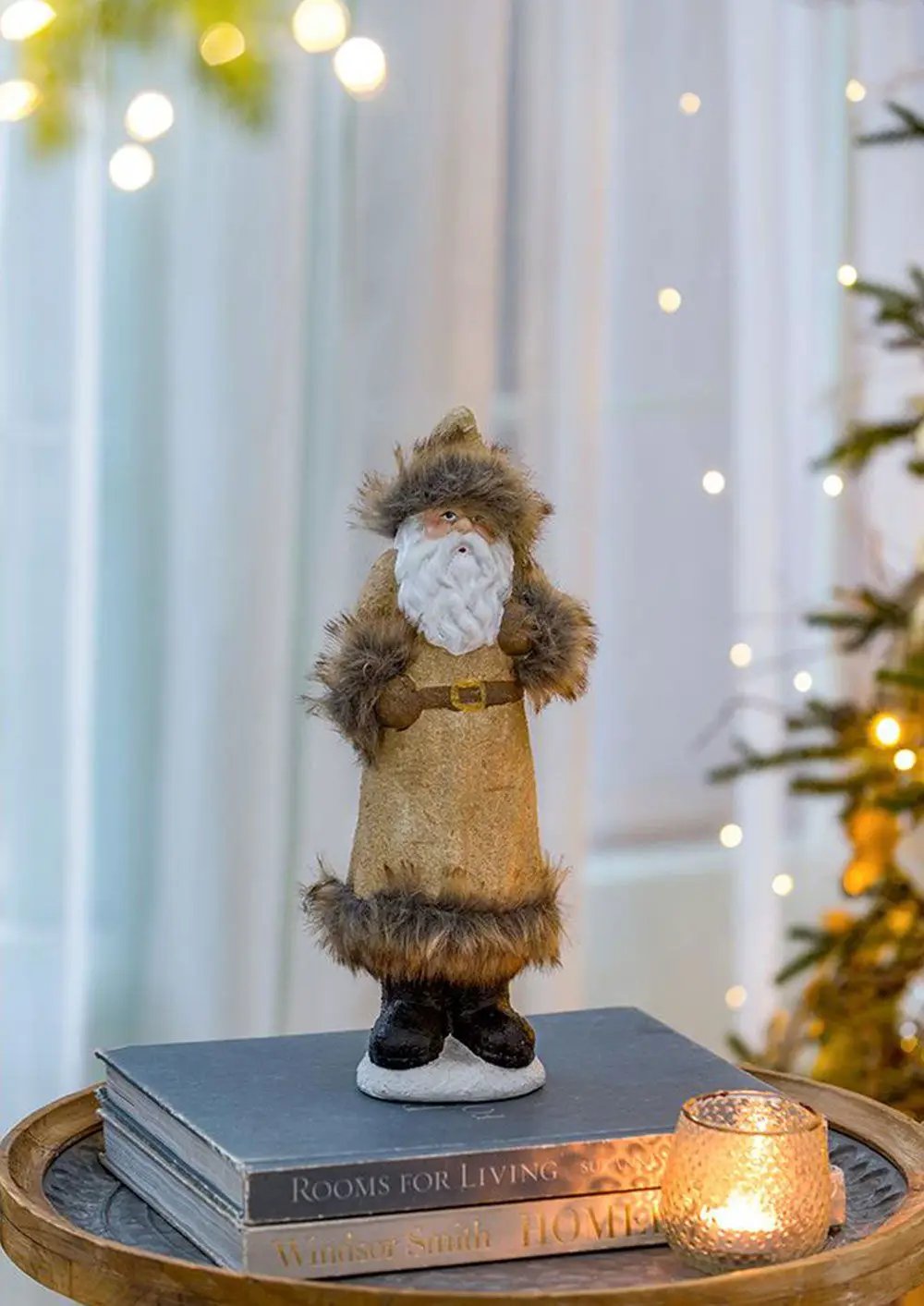 Christmas Gnomes Decorations, Christmas Table Home Ornaments For Holiday Party Gifts (Set of 2) - Beige / White by HouseOfZazla