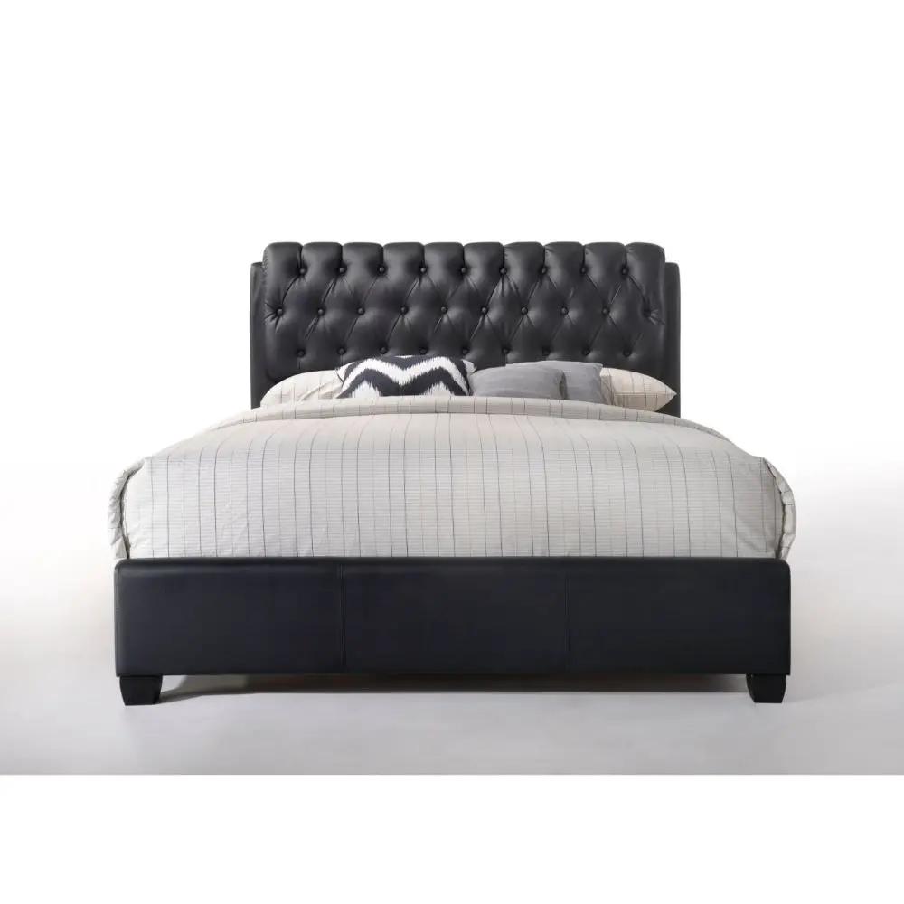 Ireland II - Bed (Button Tufted) by Unique Piece Furniture
