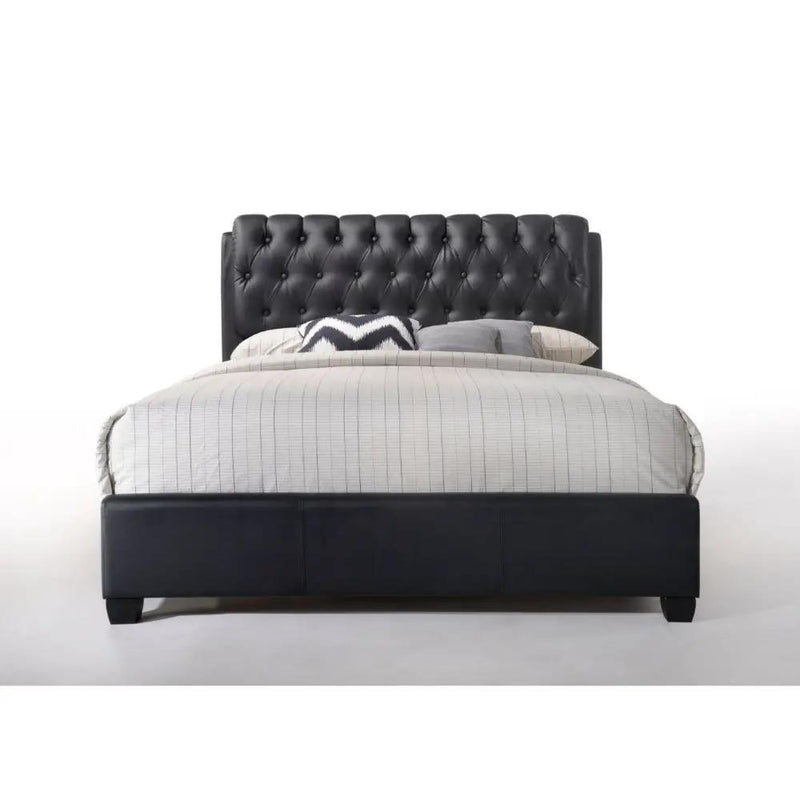 Ireland II - Bed (Button Tufted) by Unique Piece Furniture