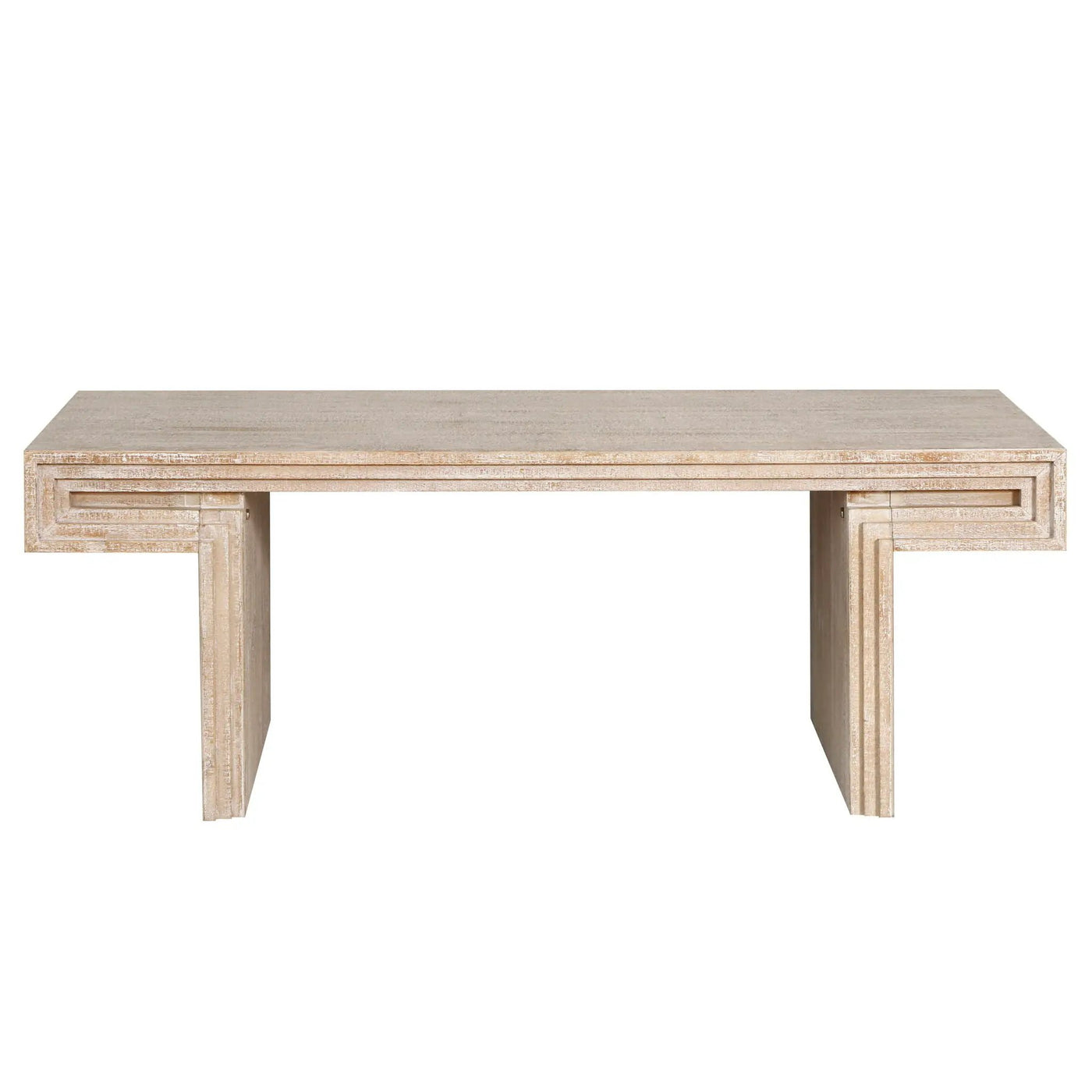 American Vintage Industrial Coffee Table, Double Tier Design by HouseOfZazla