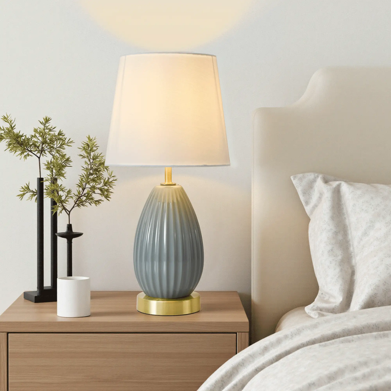 18-Inch Table Lamp Set of 2 with E26 Socket by HouseOfZazla