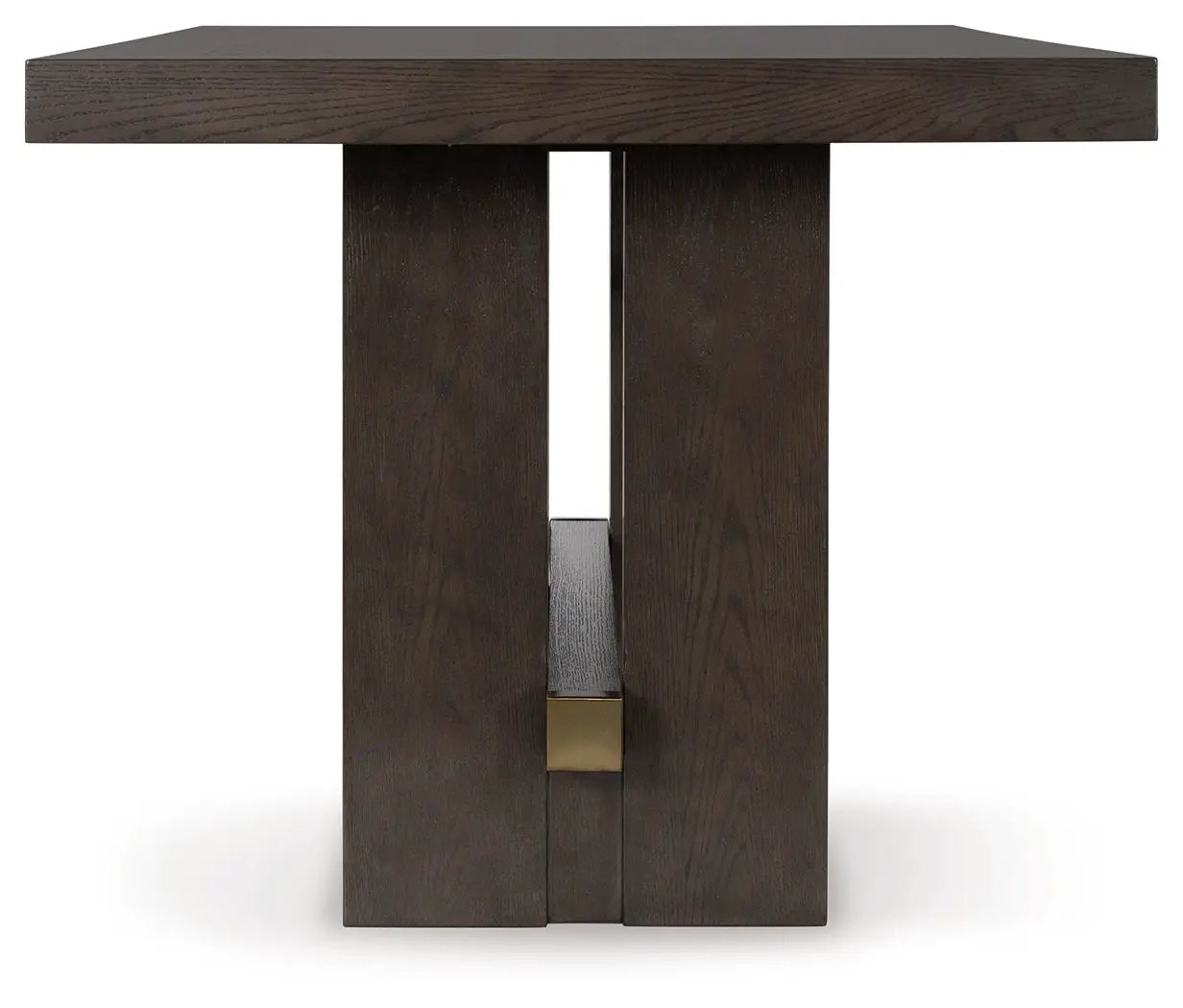 Burkhaus - Rectangular Dining Room Counter Table - Dark Brown by Unique Piece Furniture