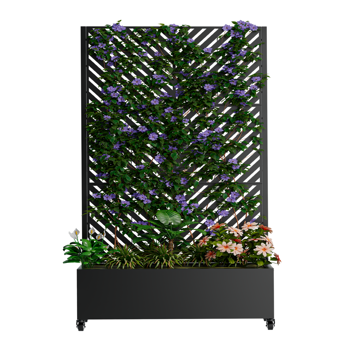 Metal Planter Box with Trellis by HouseOfZazla