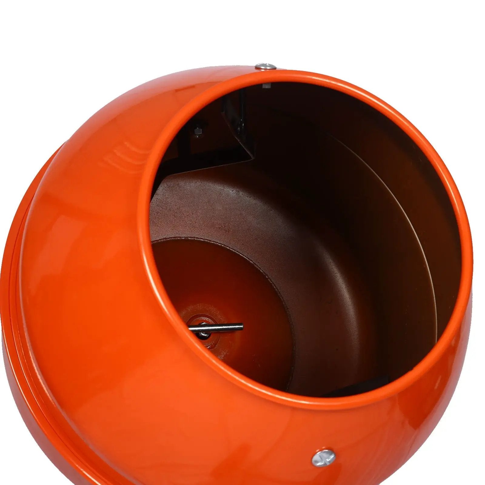 Portable Concrete Mixer With Etl Certificated Copper Motor, Electric Cement Mixer, 5.0 Cu. Ft. - Orange by HouseOfZazla