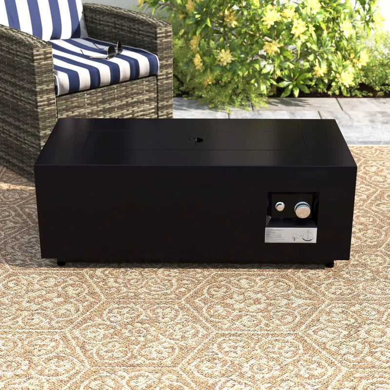Modern Design Outdoor Fire Pit Table With Cover by HouseOfZazla