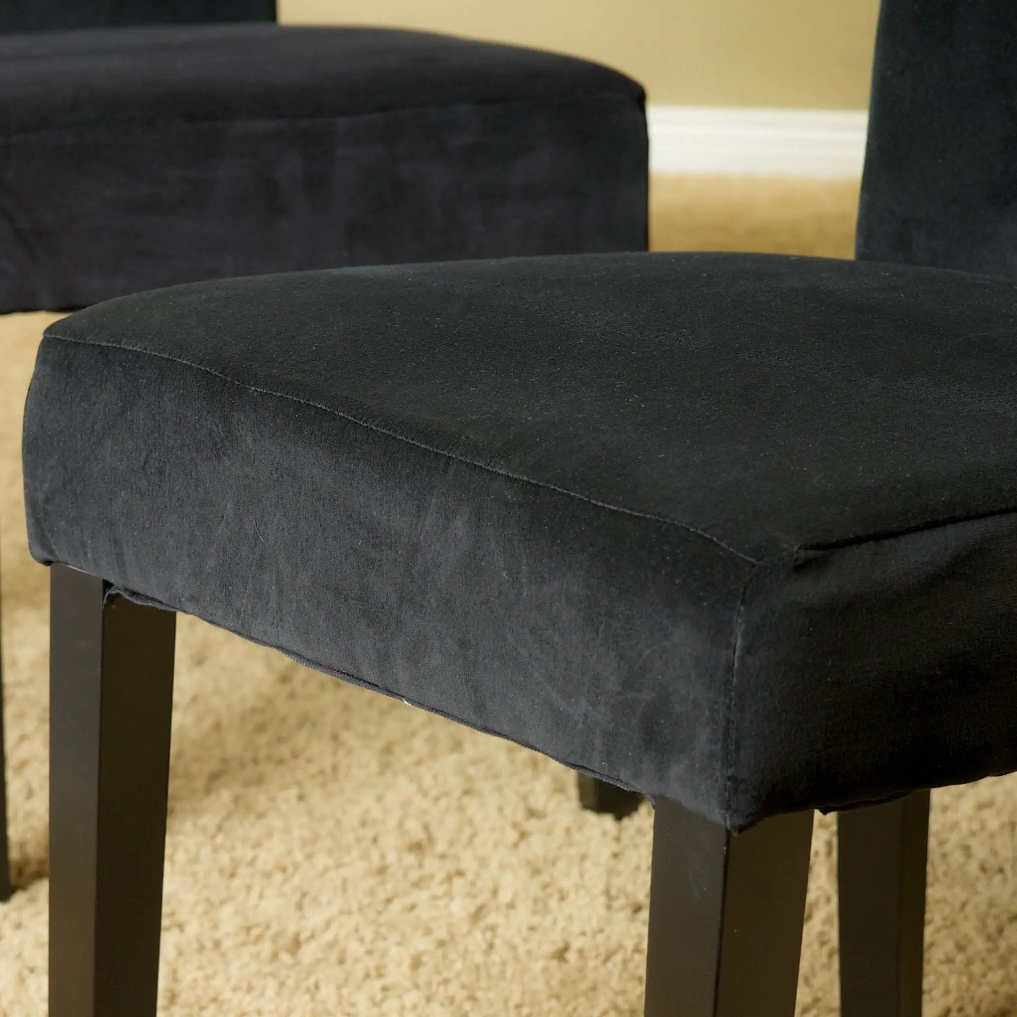 Charlotte Dining Chair - Black by HouseOfZazla