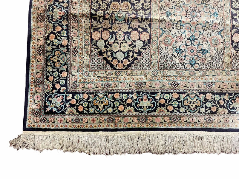 4' X 6' Vintage Fine Hand Made Turkish Oriental Silk Rug 400 KPSI Wow by Jewel Rugs