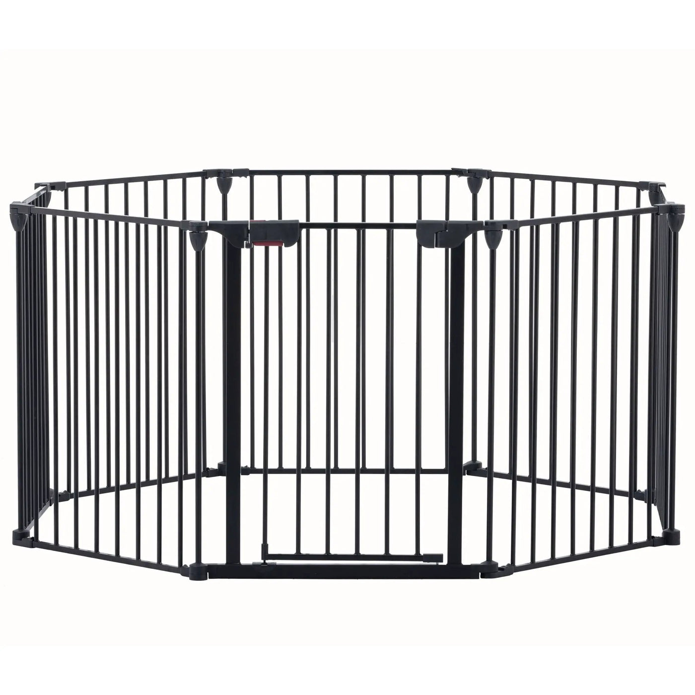 Adjustable Safety Gate Play Yard Metal Doorways Fireplace Fence Christmas Tree Fence Gate For House Stairs Gate Prohibited Area Fence by HouseOfZazla