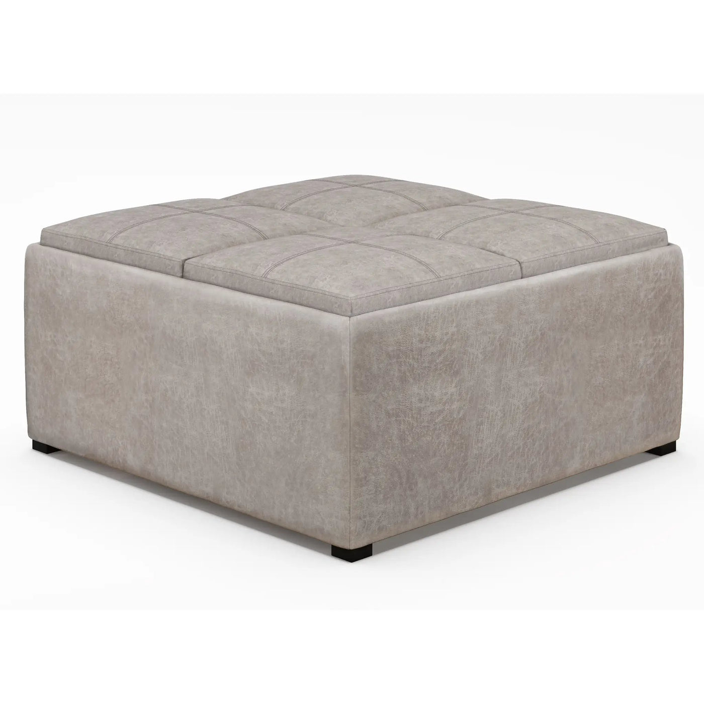 Avalon - Square Coffee Table, Storage Ottoman by Unique Piece Furniture